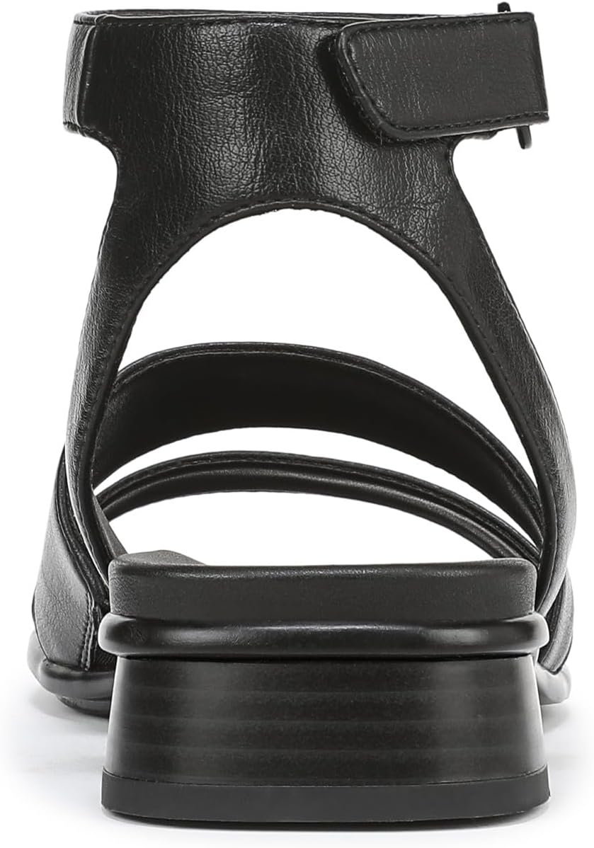 Naturalizer Women's Effie Square Toe Block Heel Flat Sandal