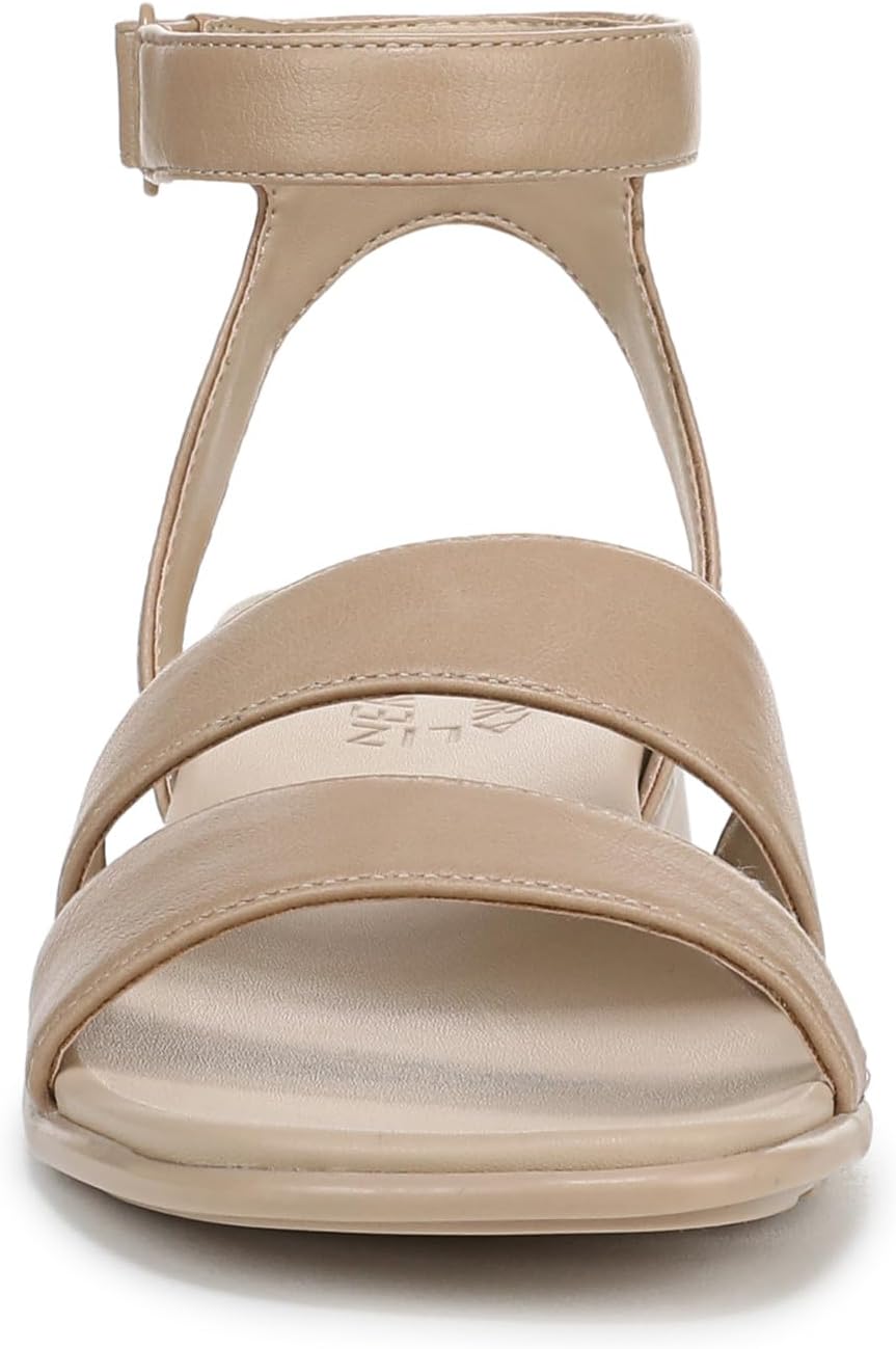 Naturalizer Women's Effie Square Toe Block Heel Flat Sandal