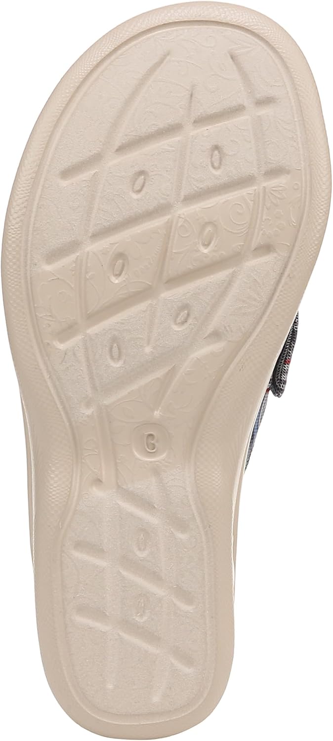 BZees Women's Smile Slide Sandal