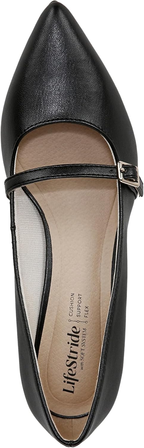 LifeStride Women's Madelyn Mary Jane Kitten Heel Pump