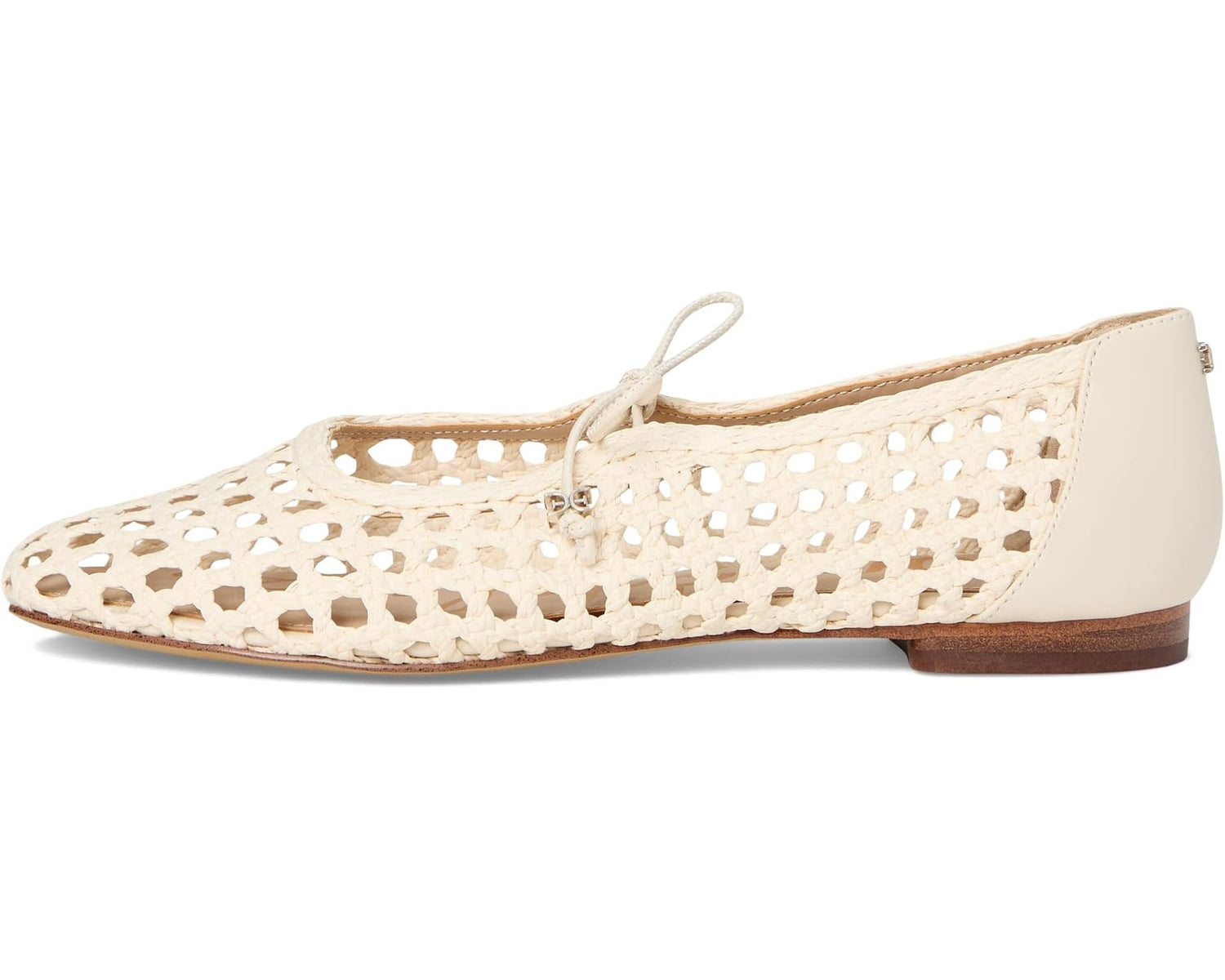 Sam Edelman Women's Marcie Woven Raffia Bow Ballet Flat