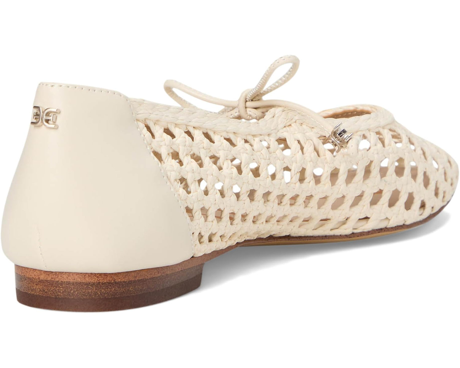 Sam Edelman Women's Marcie Woven Raffia Bow Ballet Flat