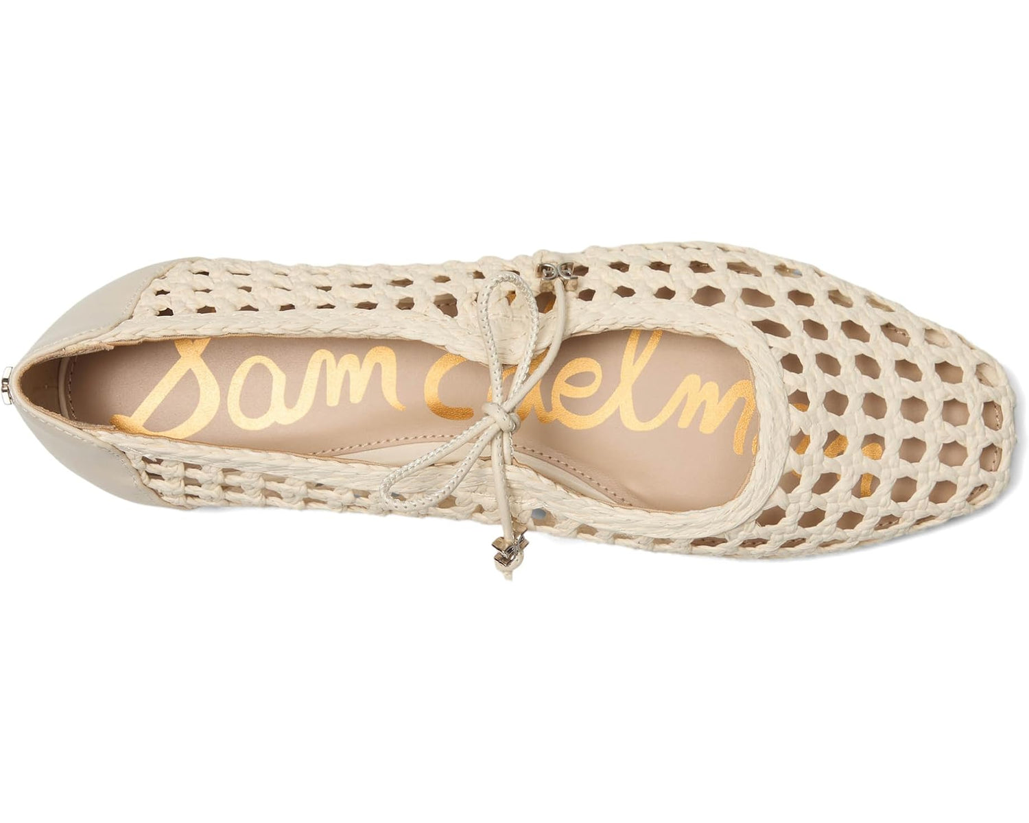 Sam Edelman Women's Marcie Woven Raffia Bow Ballet Flat