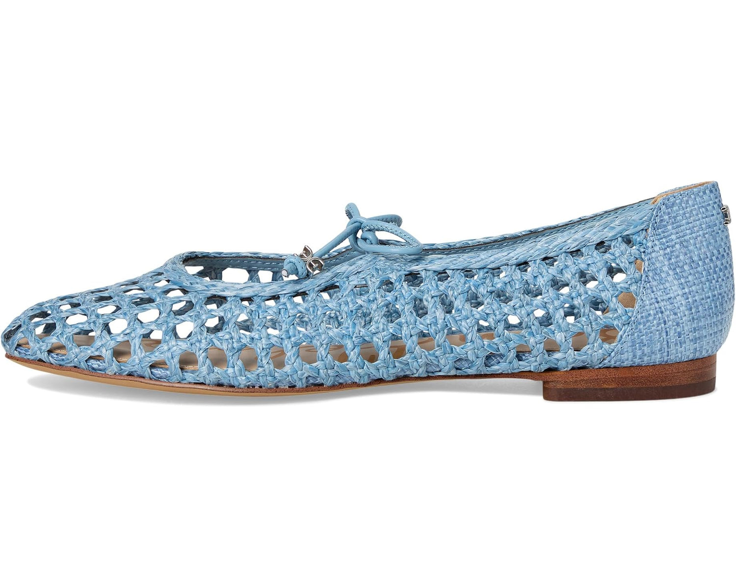 Sam Edelman Women's Marcie Woven Raffia Bow Ballet Flat