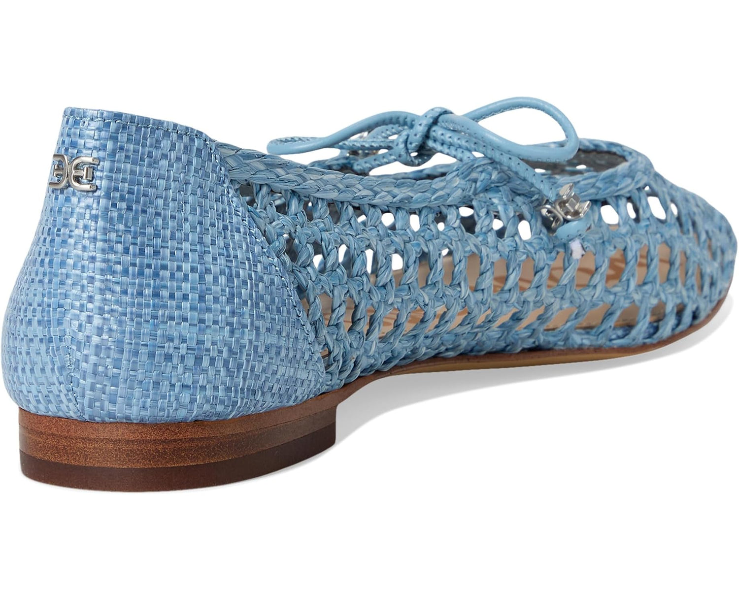Sam Edelman Women's Marcie Woven Raffia Bow Ballet Flat