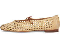 Sam Edelman Women's Marcie Woven Raffia Bow Ballet Flat