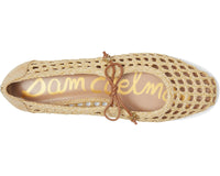 Sam Edelman Women's Marcie Woven Raffia Bow Ballet Flat