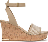 Franco Sarto Women's Celeste Cork Wedge Sandal