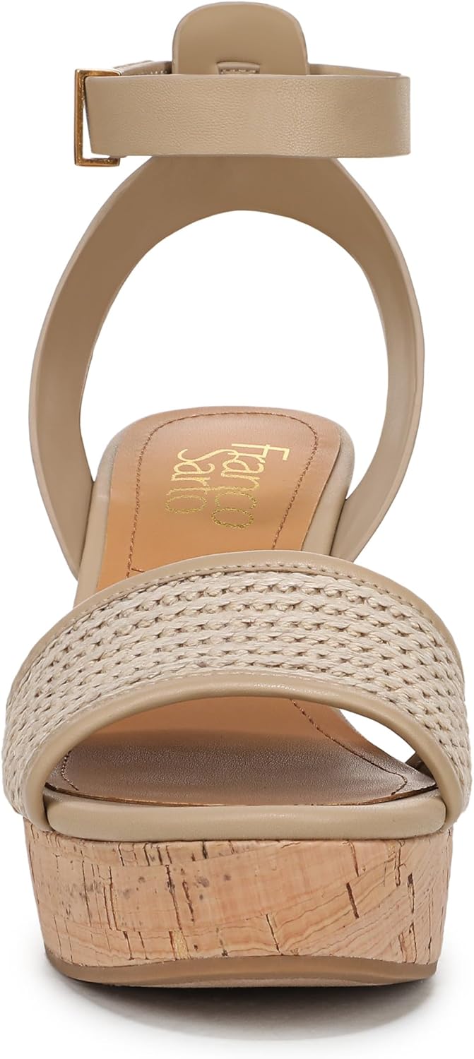 Franco Sarto Women's Celeste Cork Wedge Sandal