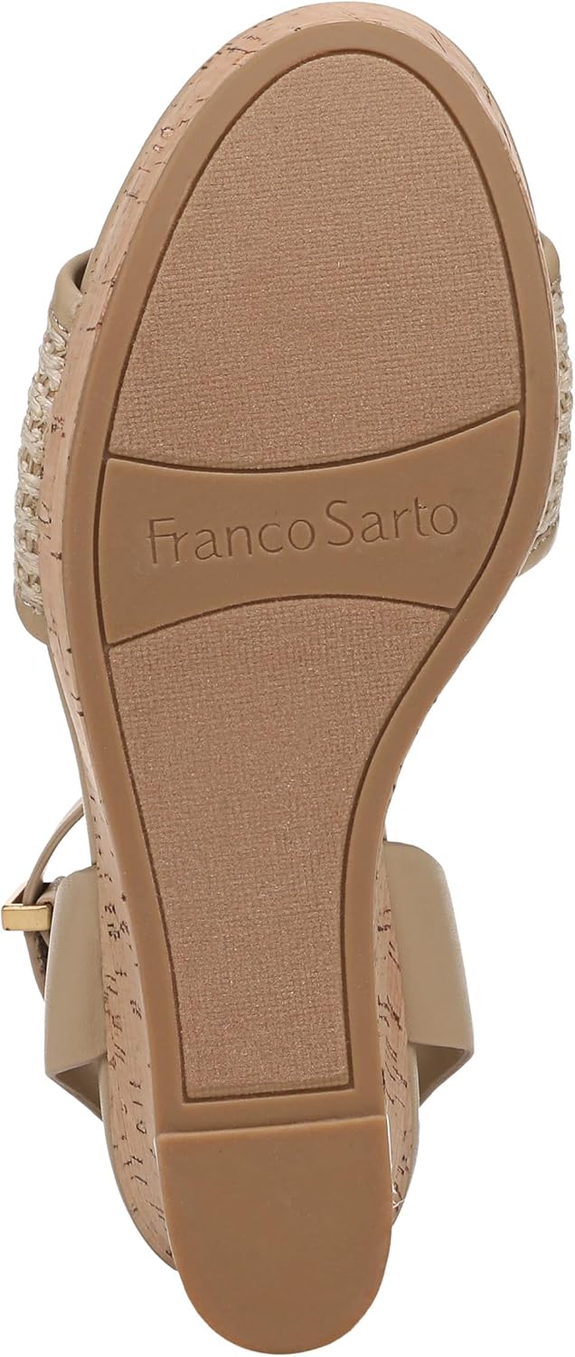 Franco Sarto Women's Celeste Cork Wedge Sandal