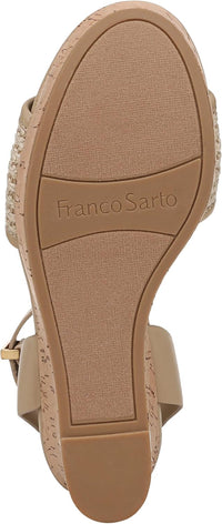Franco Sarto Women's Celeste Cork Wedge Sandal