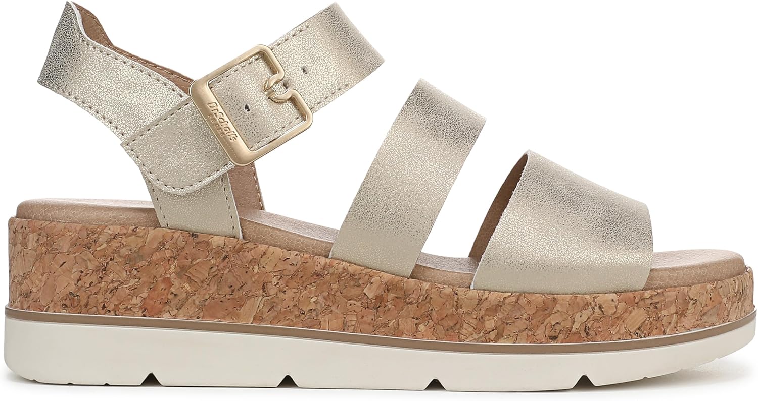 Dr. Scholls Women's Once Twice Espadrille Platform Wedge Sandal