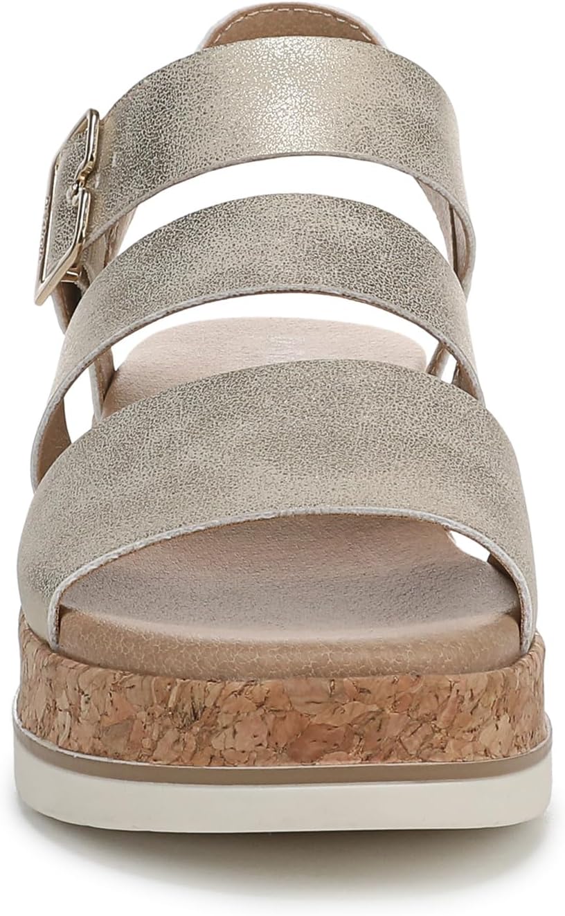 Dr. Scholls Women's Once Twice Espadrille Platform Wedge Sandal