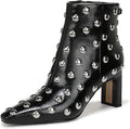 Black Patent Stud