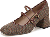 Brown Plaid Multi