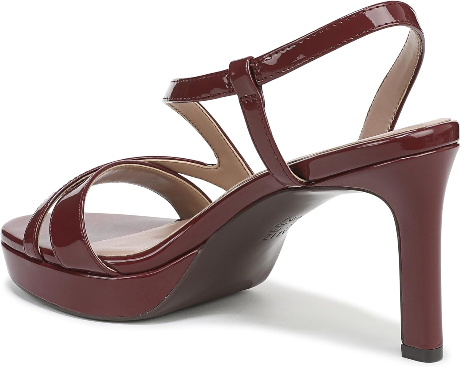 Naturalizer Womens Abby Strappy Platform Dress Sandals