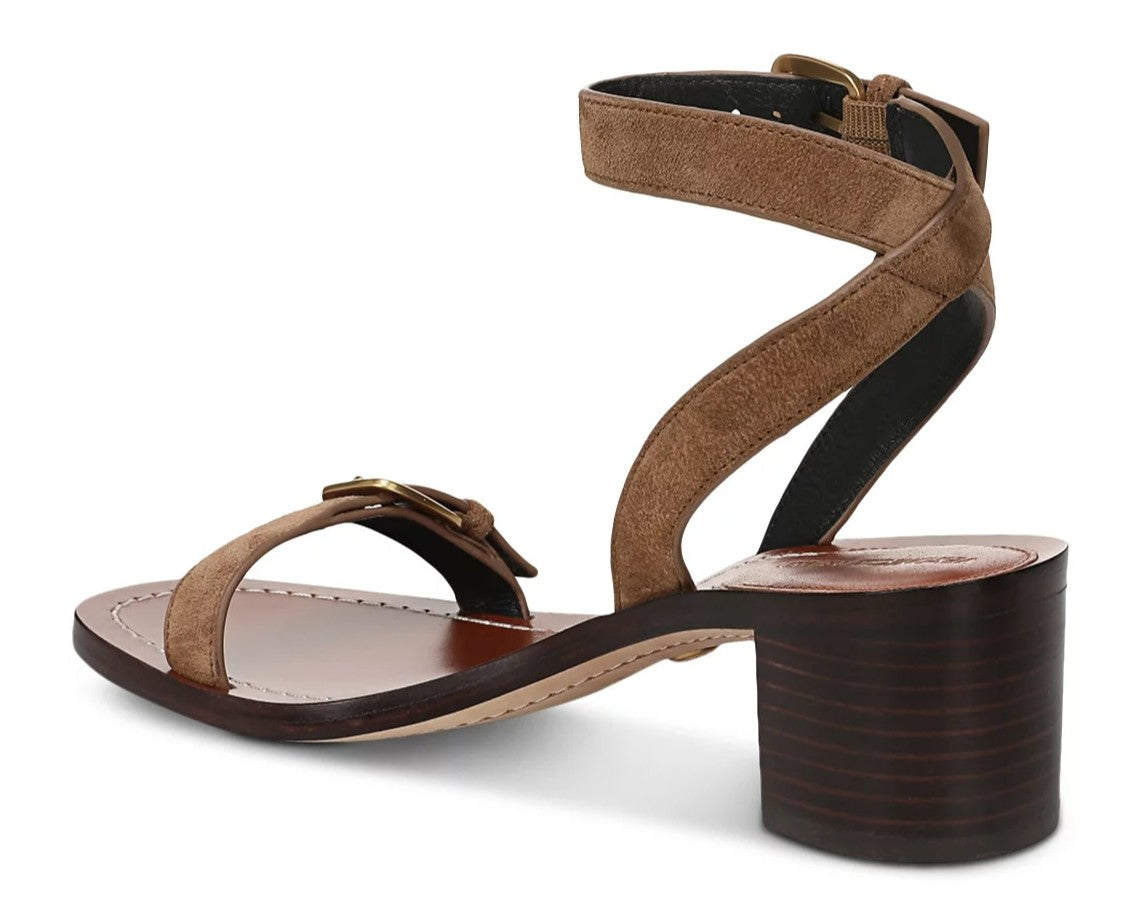 Veronica Beard Women's Elia Ankle Strap Buckle Sandal