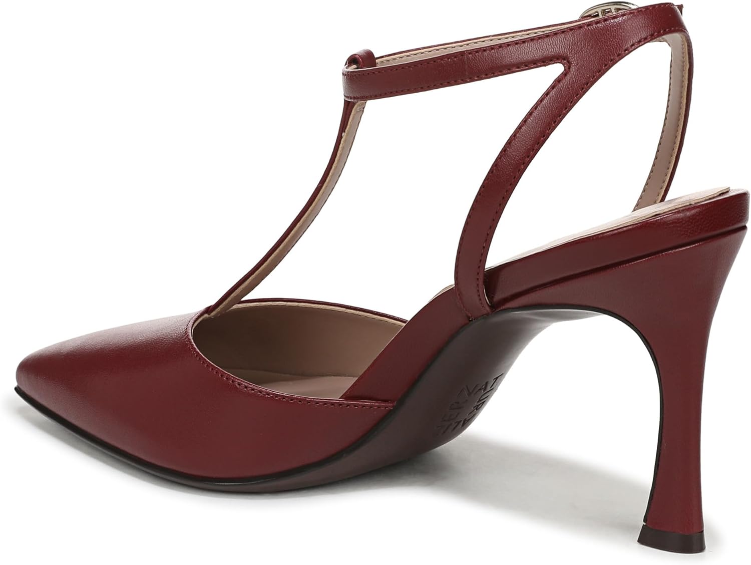 Naturalizer Womens Astrid Pointed Toe T-Strap Pump