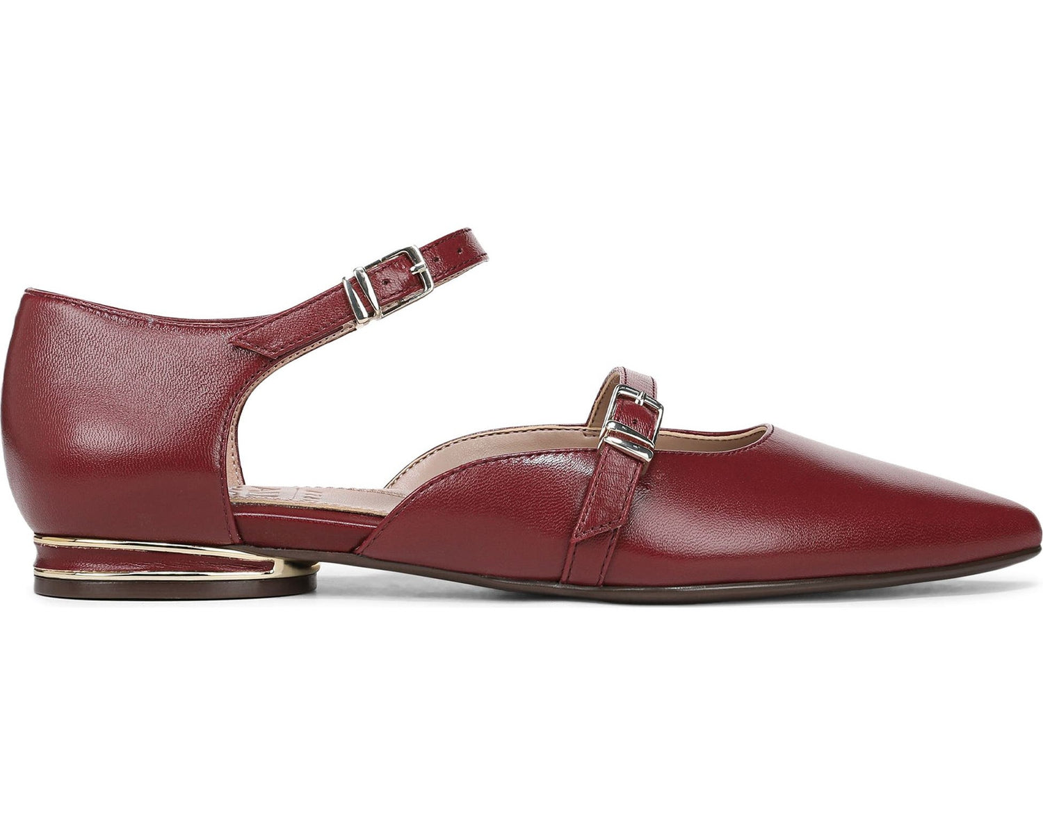 Naturalizer Women's Harmony Ankle Strap Pointed Toe Flat