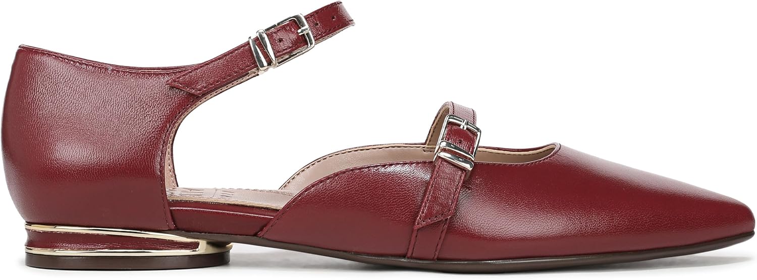 Naturalizer Women's Harmony Ankle Strap Pointed Toe Flat