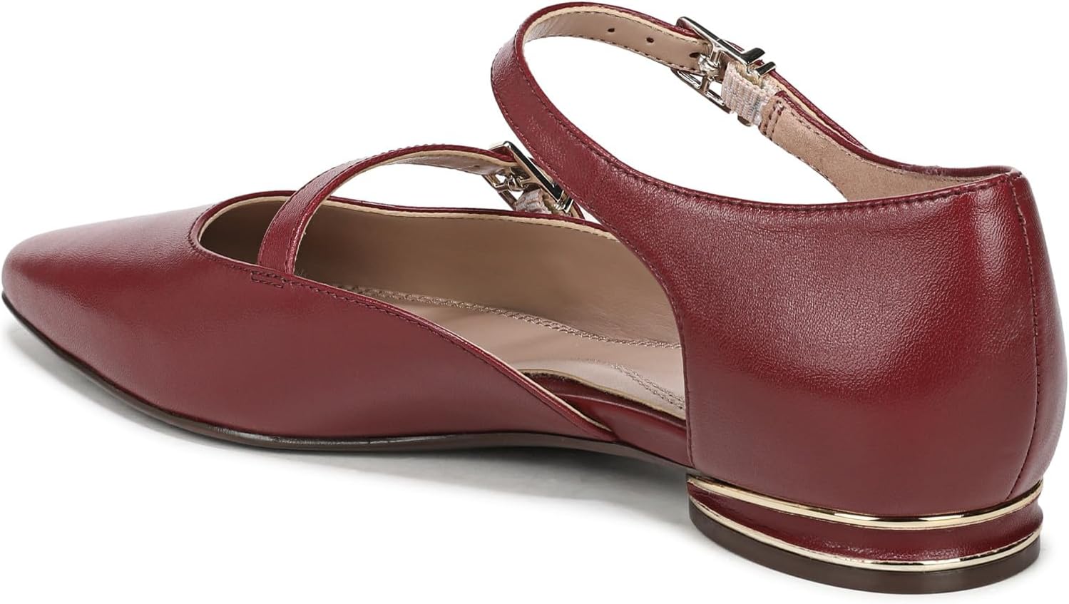 Naturalizer Women's Harmony Ankle Strap Pointed Toe Flat