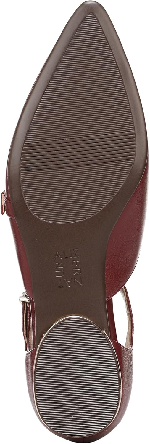 Naturalizer Women's Harmony Ankle Strap Pointed Toe Flat