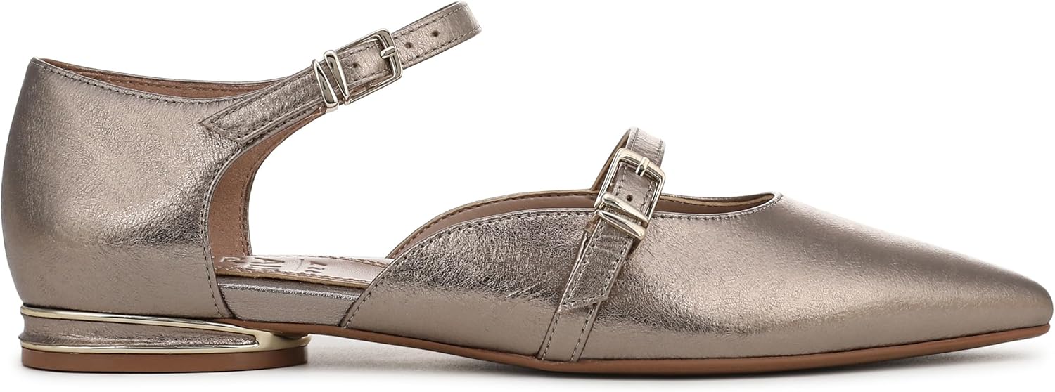 Naturalizer Women's Harmony Ankle Strap Pointed Toe Flat