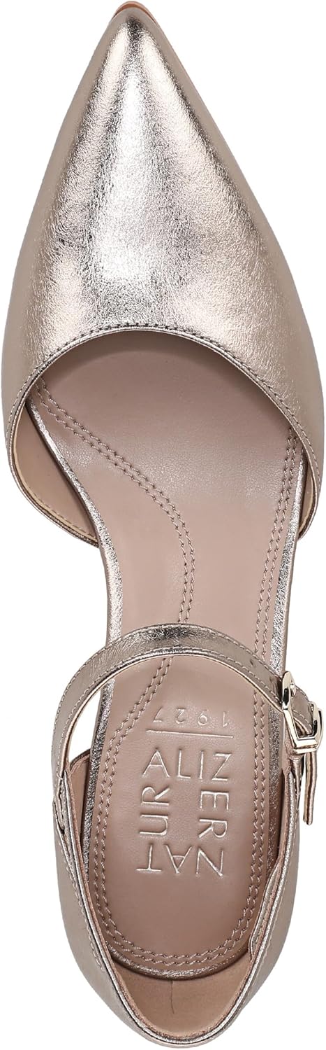 Naturalizer Women's Maddox Block Heel Ankle Strap Pump