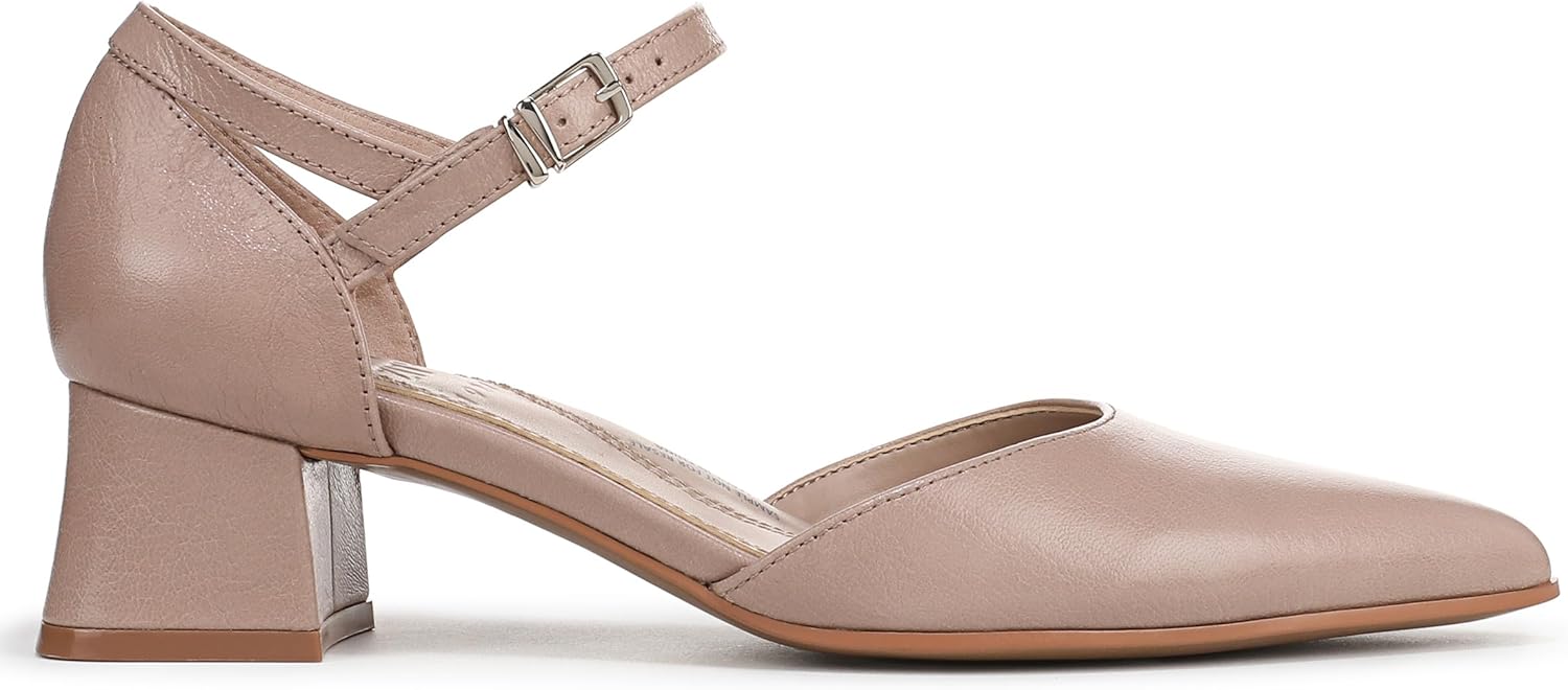 Naturalizer Women's Maddox Block Heel Ankle Strap Pump