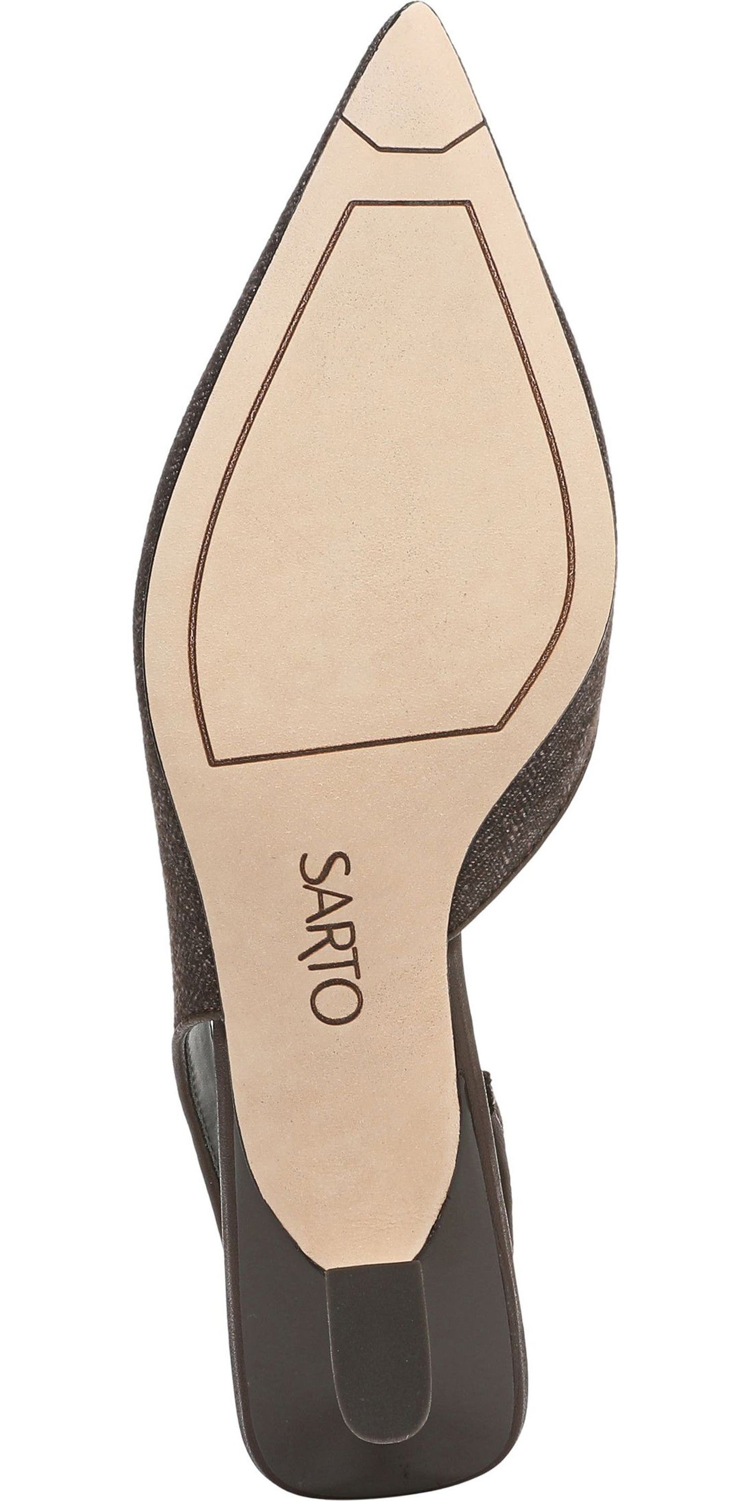 Franco Sarto Women's Devin Pointed Toe Kitten Heel Slingback Pump