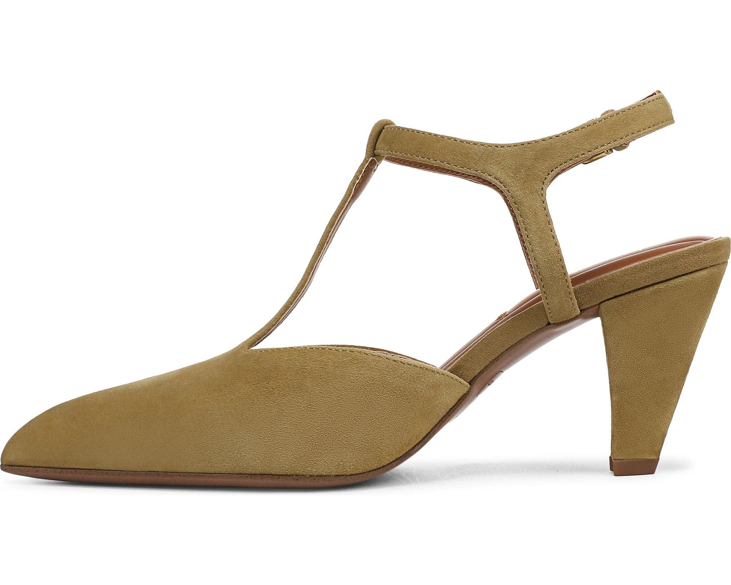 Franco Sarto Women's Ovett Pointed Toe T-Strap Pump