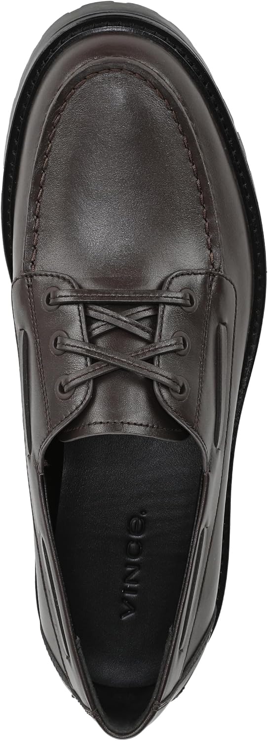 Vince Men's Dillon Lugged Moc Toe Boat Shoe