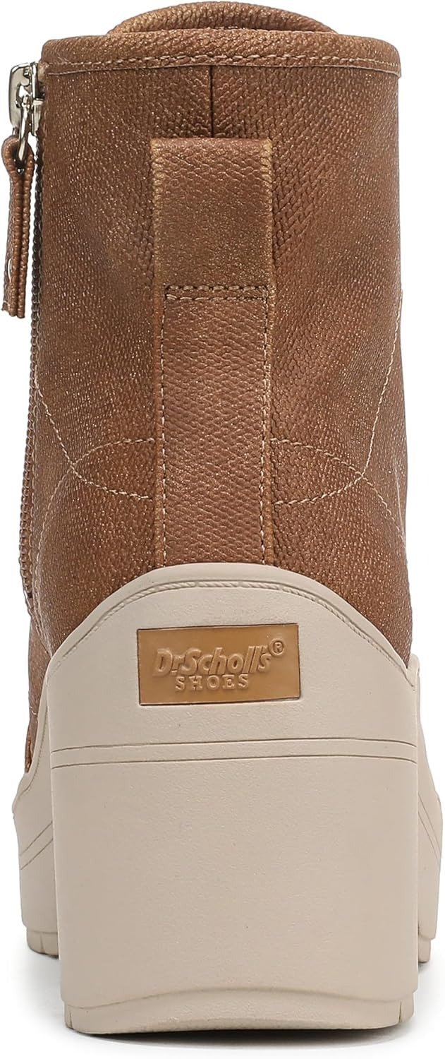 Dr. Scholls Women's Time Off Up Platform Ankle Boot