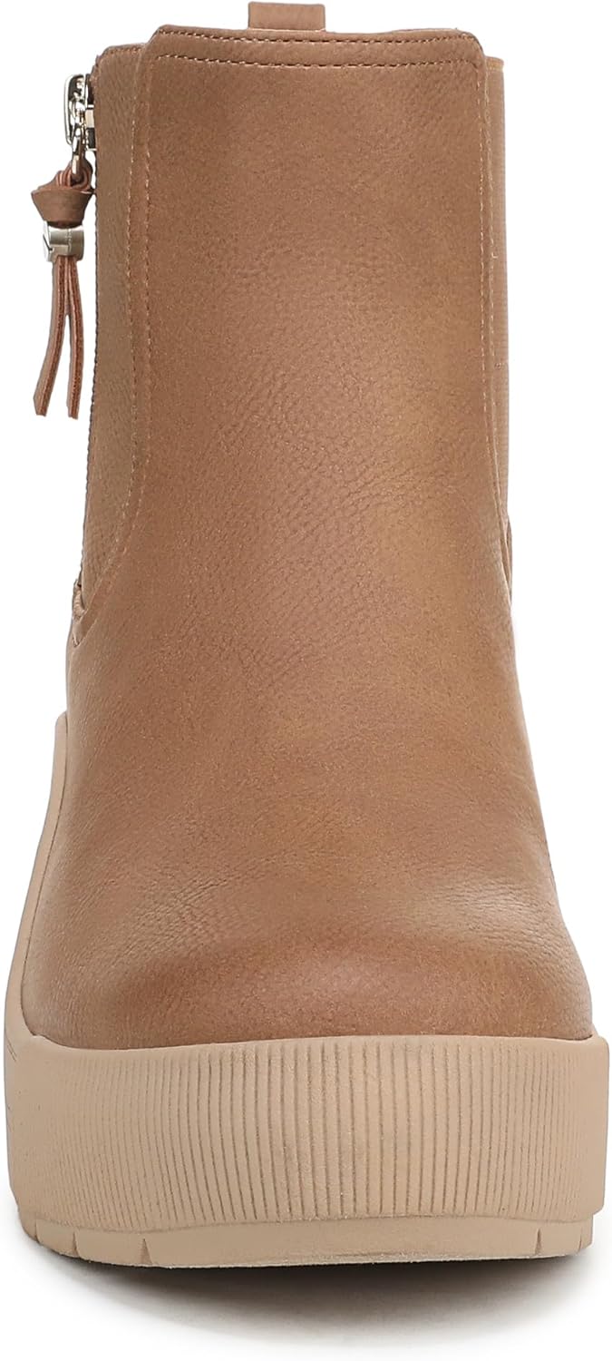 Dr. Scholls Women's Time Off Up Zip Platform Bootie