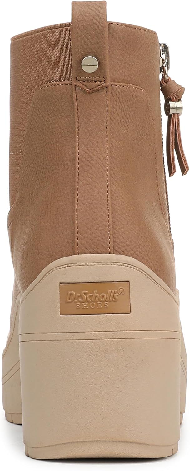 Dr. Scholls Women's Time Off Up Zip Platform Bootie