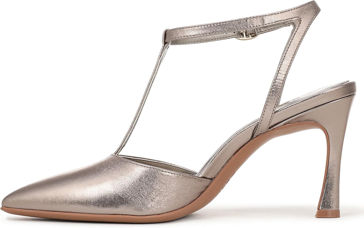 Naturalizer Womens Astrid Pointed Toe T-Strap Pump