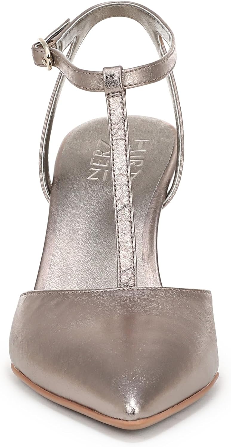 Naturalizer Womens Astrid Pointed Toe T-Strap Pump