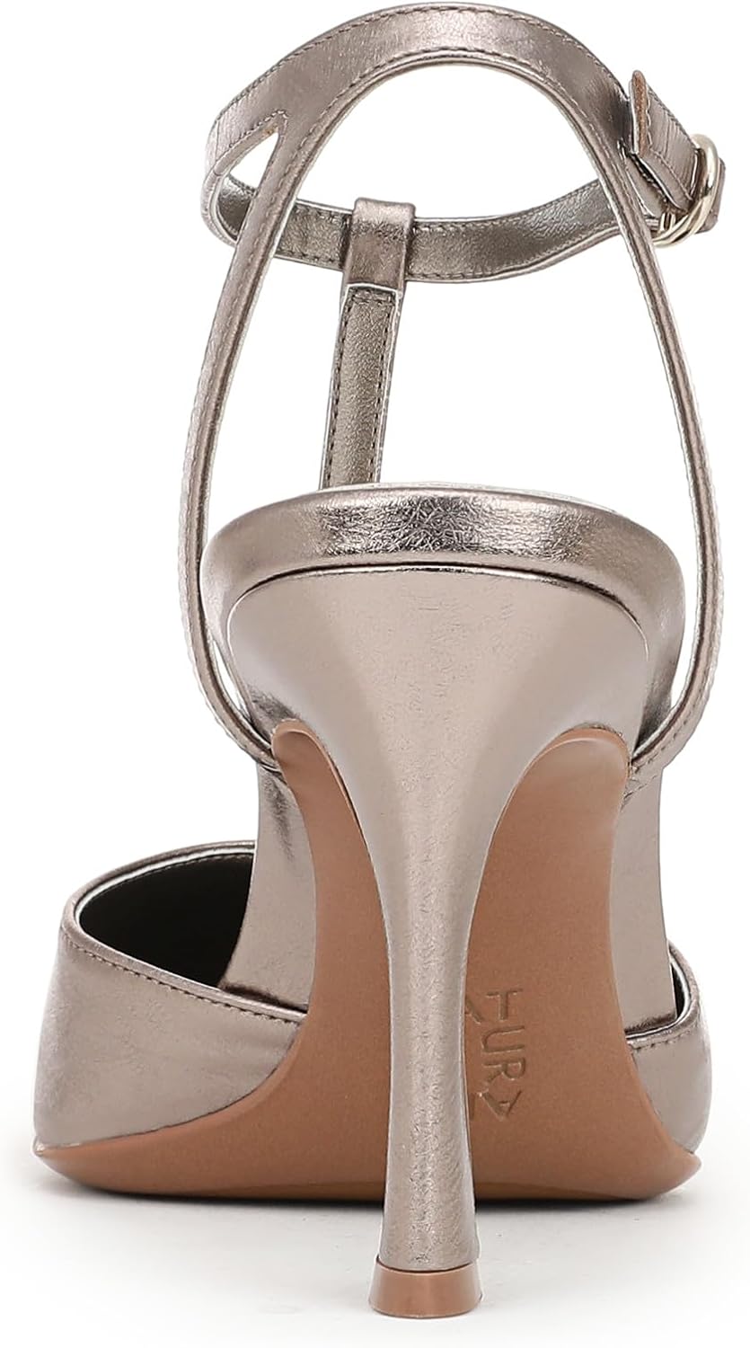 Naturalizer Womens Astrid Pointed Toe T-Strap Pump