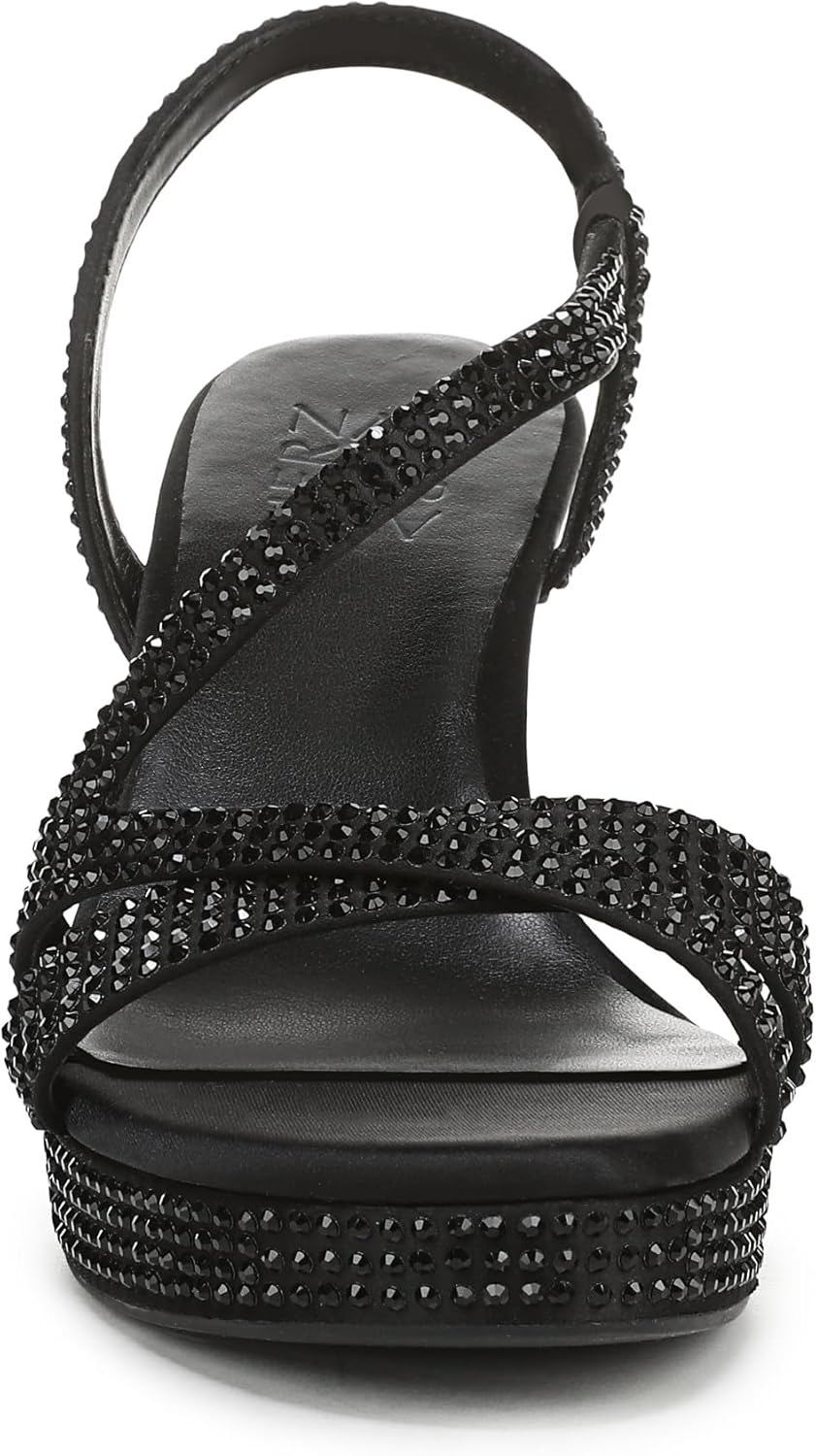 Naturalizer Womens Abby Strappy Platform Dress Sandals