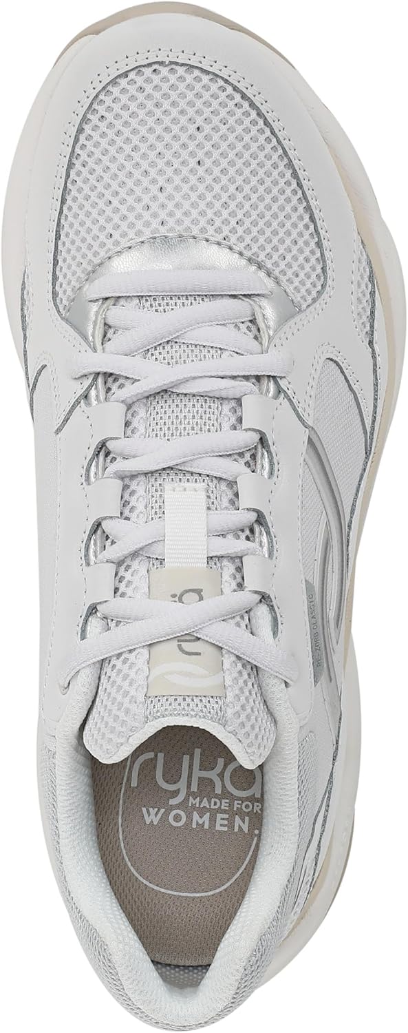 Ryka Women's Rezorb Max Classic Lace Up Walking Sneaker