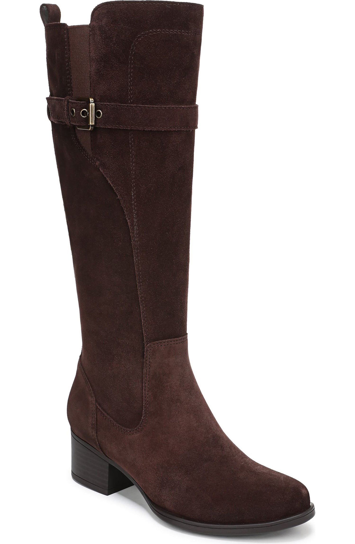 Chocolate Brown Suede