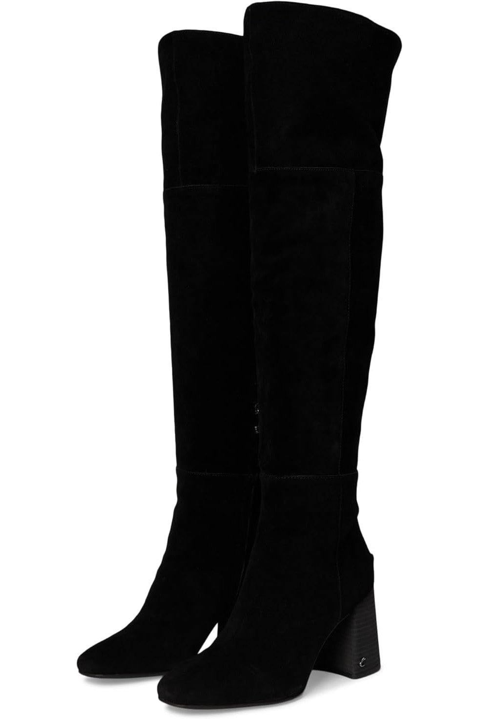 Black Suede Wide Calf