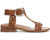 Naturalizer Women's Brandy Stud T-Strap Buckle Strappy Sandal