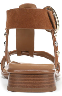 Naturalizer Women's Brandy Stud T-Strap Buckle Strappy Sandal