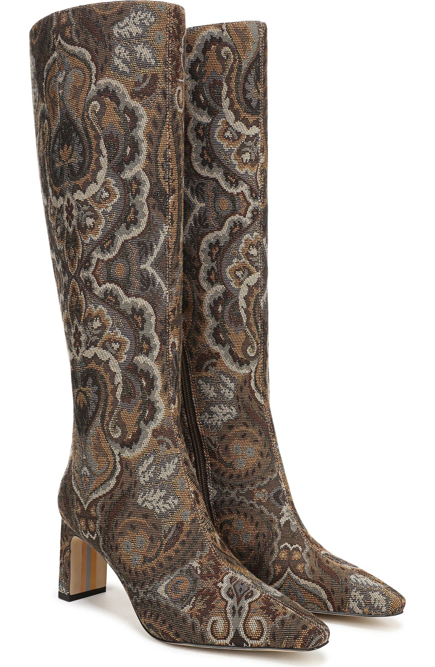 Olive Paisley Multi Wide Calf