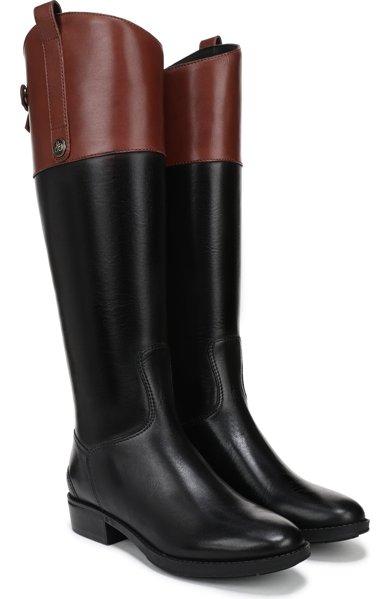 Black/Stable Brown Wide Calf