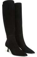 Black Suede Wide Calf