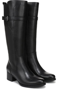 Black Extra Wide Calf