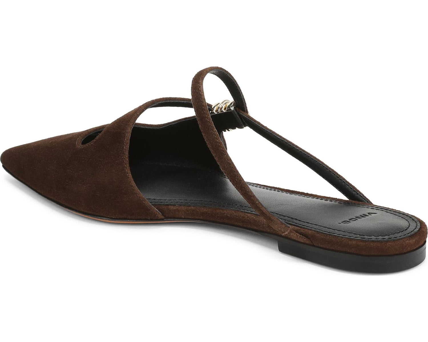 Vince Women's Gilia Strappy Pointed Toe Flat Mule