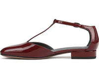 Franco Sarto Women's A-Delmira T-Strap Flat